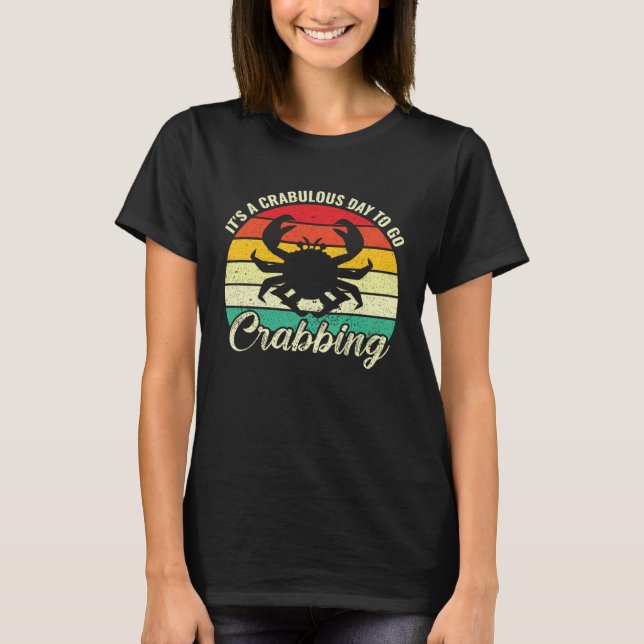 Camiseta Crab Men Women Kids Crabbing Hunting Fishing Crabs (Frente)