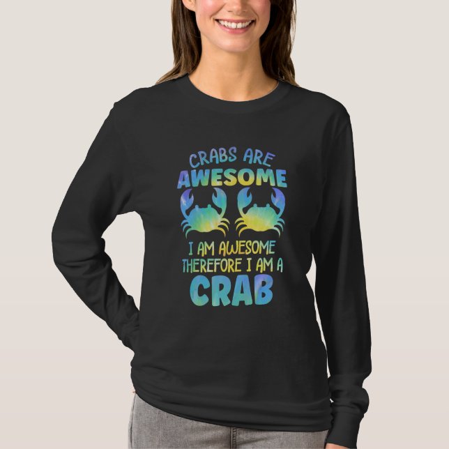 Camiseta Crab Outfit for Crabs Lovers Apparel Women Girls_5 (Frente)