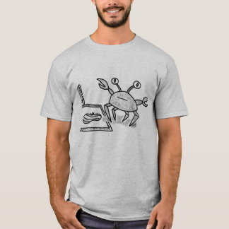Camiseta Crab playing volleyball