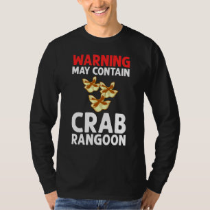 Camiseta Crab Rangoon Cream Queijos Wontons Dip Molhes Chin