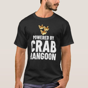 Camiseta Crab Rangoon Cream Queijos Wontons Dip Molhes Chin