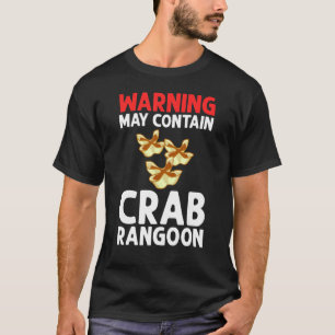 Camiseta Crab Rangoon Cream Queijos Wontons Dip Molhes Chin