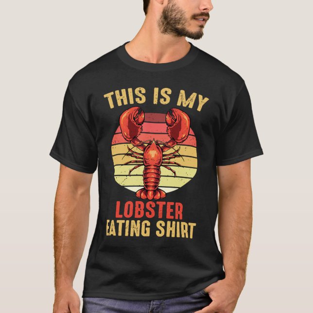 Camiseta Crab This Is My Lobster Eating  Shellfish Chef (Frente)