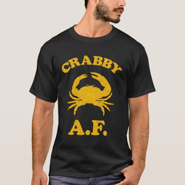 Camiseta Crabby A F Crab Vintage (Frente)