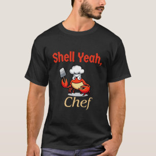 Camiseta Crabby Cuisine: A Coleção Legal de Chef de Carangu