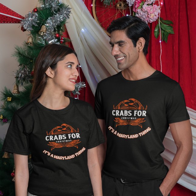 Camiseta Crabs for Christmas – It’s a Maryland Thing Shirt (Criador carregado)