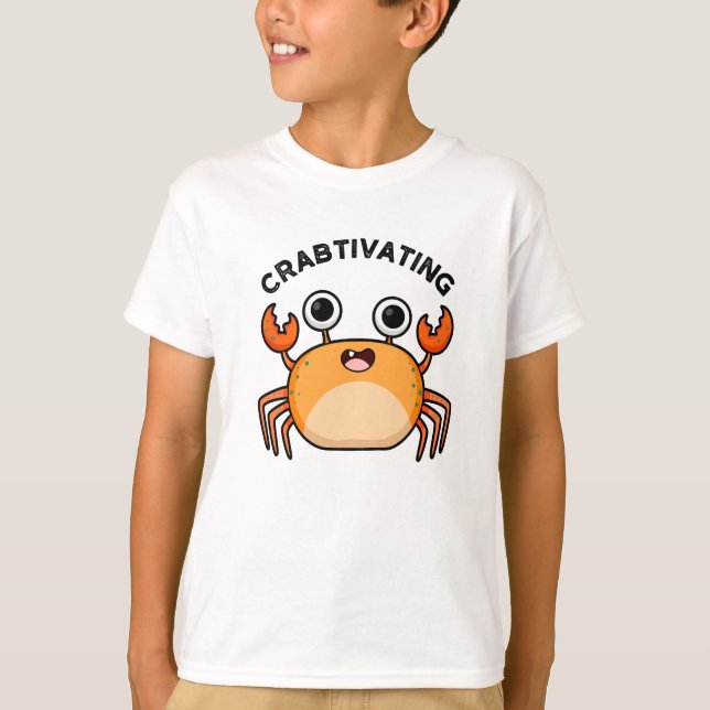 Camiseta Crabtivando Caranguejo Engraçado (Frente)