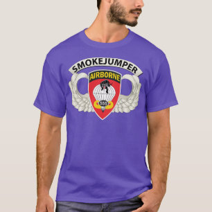 Camiseta Crachá 555th Parachute Infantry Bn SSI w SmokeJump