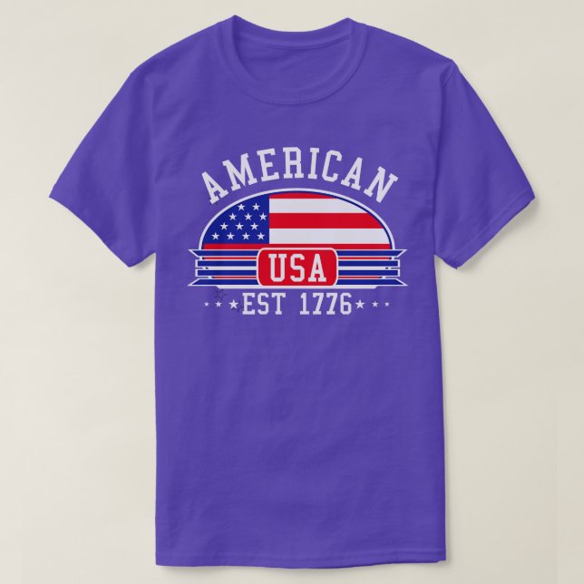 CAMISETA CRACHÁ AZUL AMERICANO (Frente do Design)