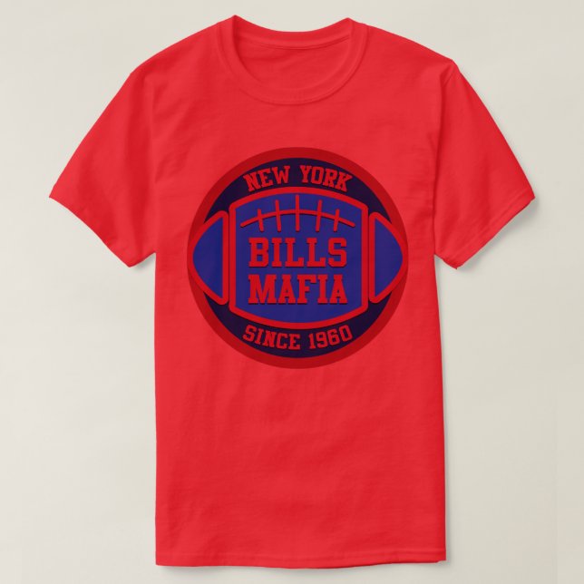 Camiseta Crachá Bills Mafia (Frente do Design)