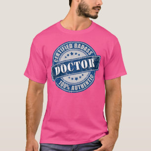 Camiseta Crachá Certificado Médico 100% Autenticado