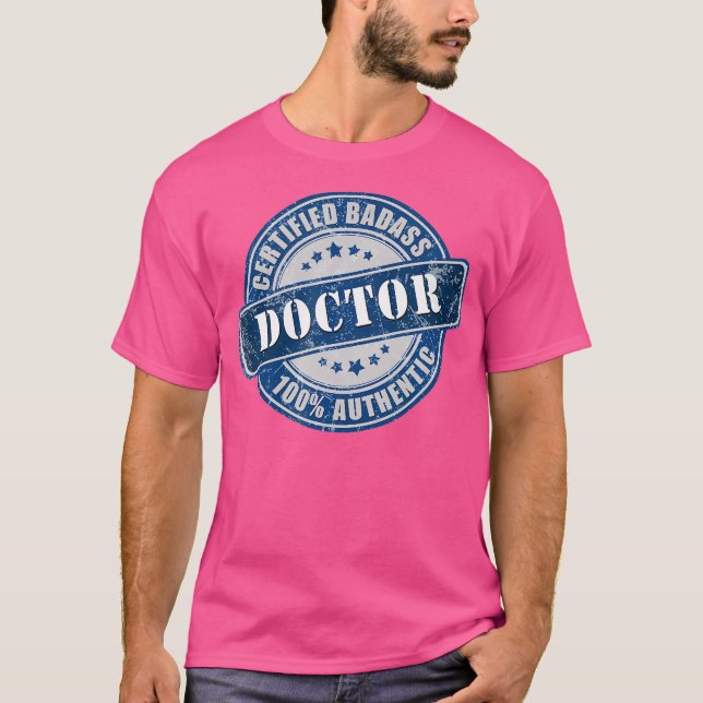 Camiseta Crachá Certificado Médico 100% Autenticado (Frente)