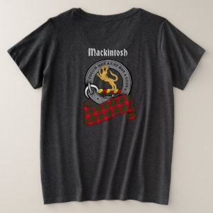 Camiseta Crachá Clã Mackintosh & Tartan (Trás)