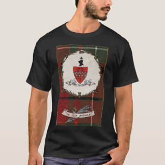 Camiseta Crachá Clan MacAulay Vintage Tartan Crest