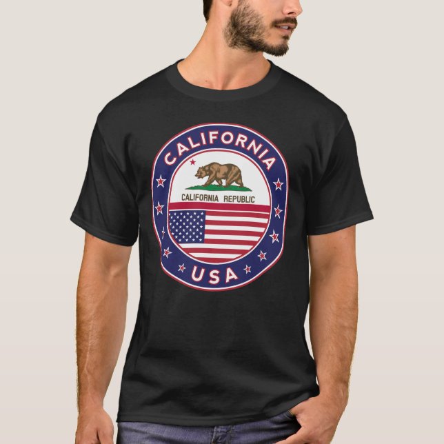 Camiseta Crachá da Califórnia (Frente)