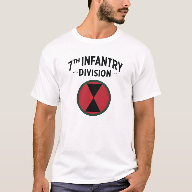 Camiseta Crachá da Divisão de Infantaria 7 (Frente)