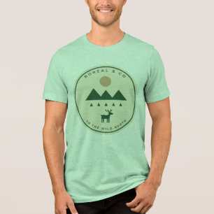 Camiseta Crachá da Lua do Alce do Território do Norte BOR