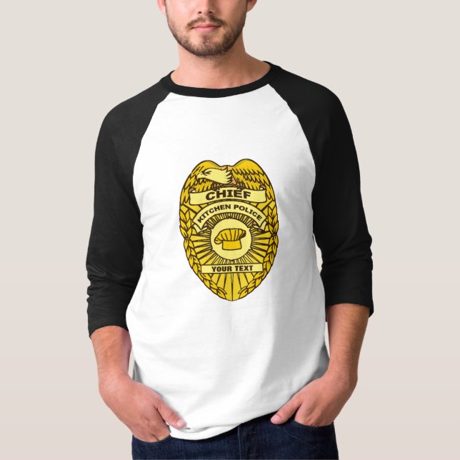 Camiseta Crachá Da Polícia De Kitchen (Frente)