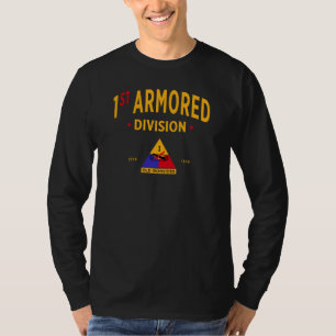 Camiseta crachá de 1rua da Divisão Armada "Velhinhos" Longo