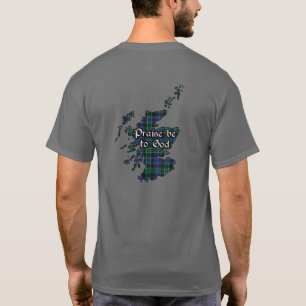 Camiseta Crachá de Arbuthnott Clan e Adulto de Tartan