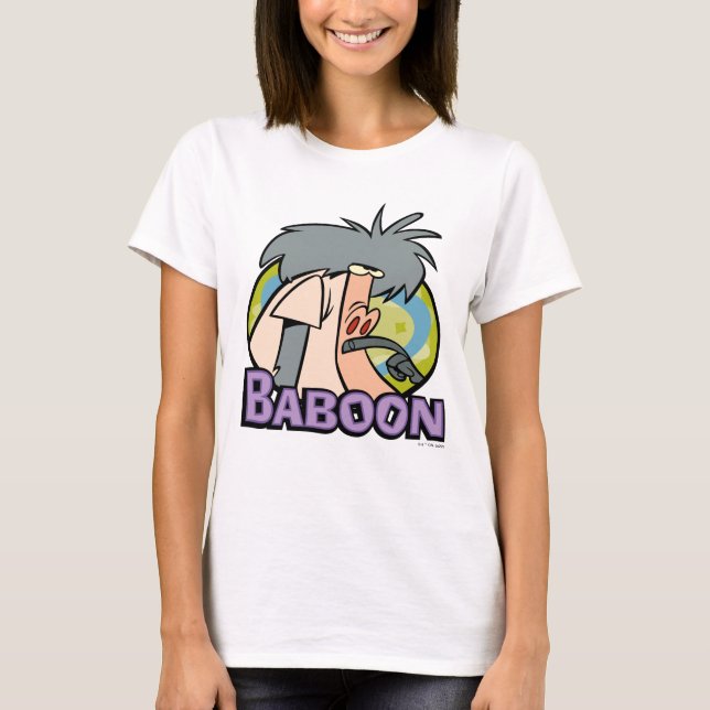 Camiseta Crachá de Caráter Baboon I.R. (Frente)