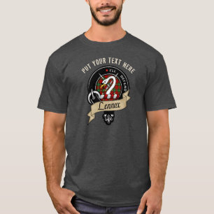 Camiseta Crachá de clã Lennox personalizado