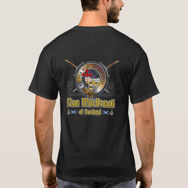 Camiseta Crachá de Clan Chefe MacDonald (Verso)