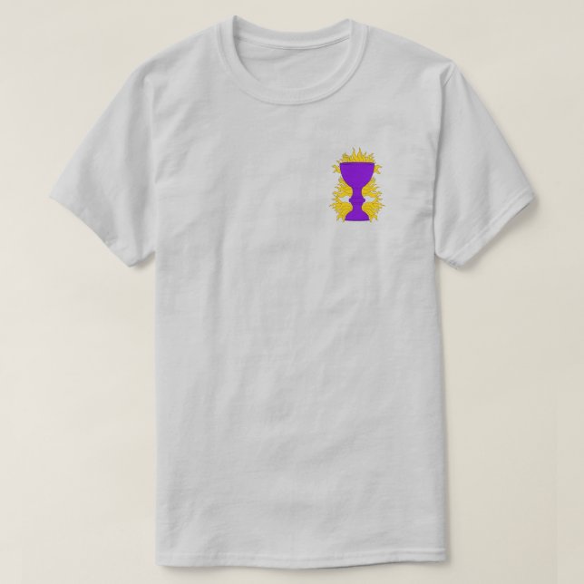 Camiseta Crachá de  de Populaçao Santo SCA (Frente do Design)