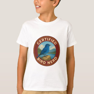 Camiseta Crachá de Montanha Bluebird Vintage