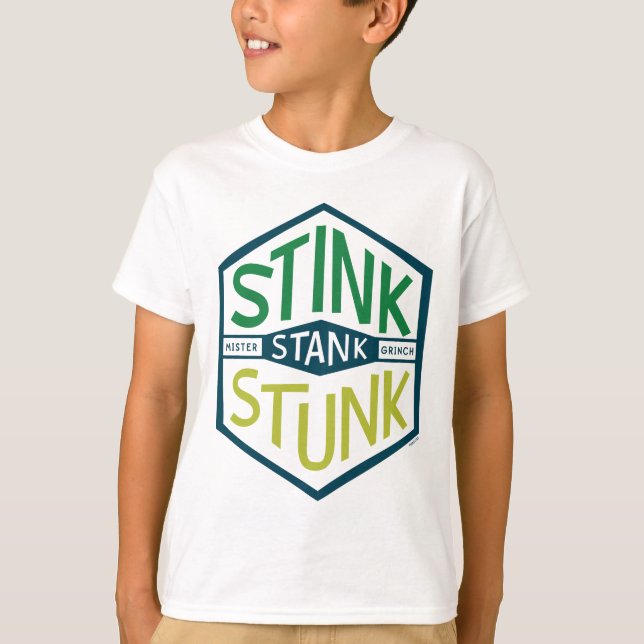 Camiseta Crachá de Pedra do Stank de Seque (Frente)