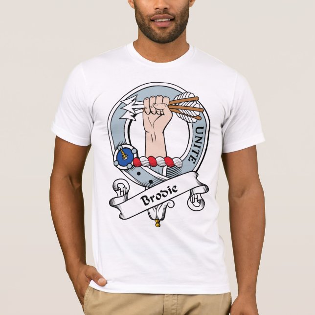 Camiseta Crachá do clã de Brodie (Frente)