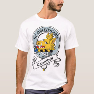 Camiseta Crachá do clã de Campbell