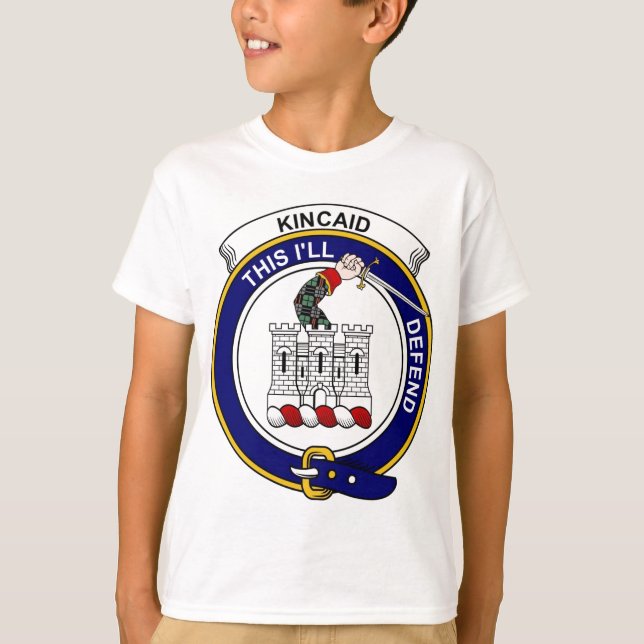 Camiseta Crachá do clã de Kincaid (Frente)