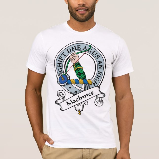 Camiseta Crachá do clã de MacInnes (Frente)