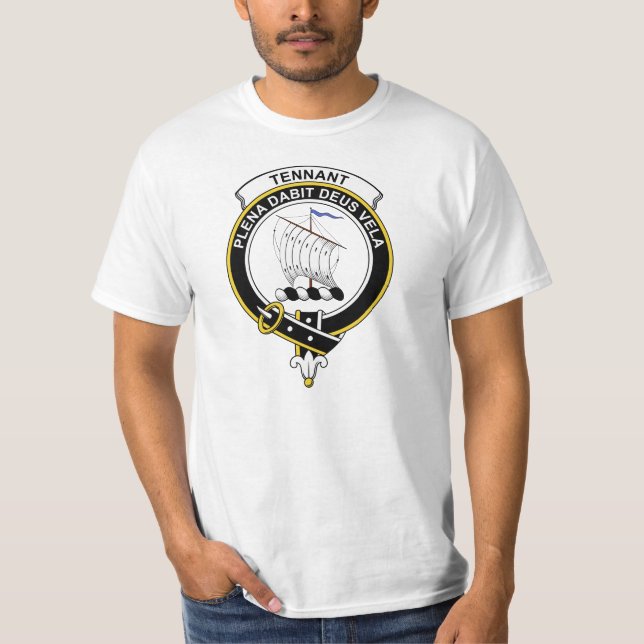Camiseta Crachá do clã de Tennant (Frente)