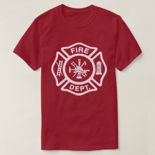 Camiseta Crachá do Corpo de Bombeiros Branco