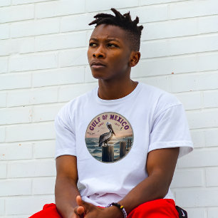 Camiseta Crachá do Patrimônio do Golfo do México Branco