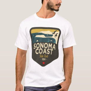 Camiseta Crachá dos Tesouros da Califórnia - Orla Costeira