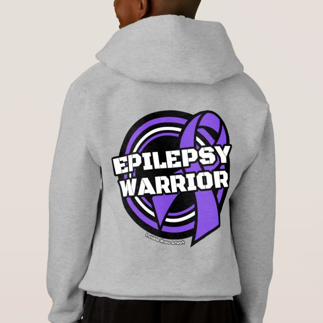 Camiseta Crachá... Epilepsia Hoodie (Verso)