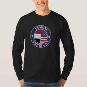 Camiseta Crachá iemenita orgulhoso - Bandeira do Iêmen