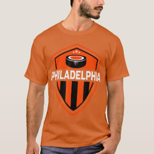 Camiseta Crachá JerseyPuck de Hockey da Filadélfia (DES ORI