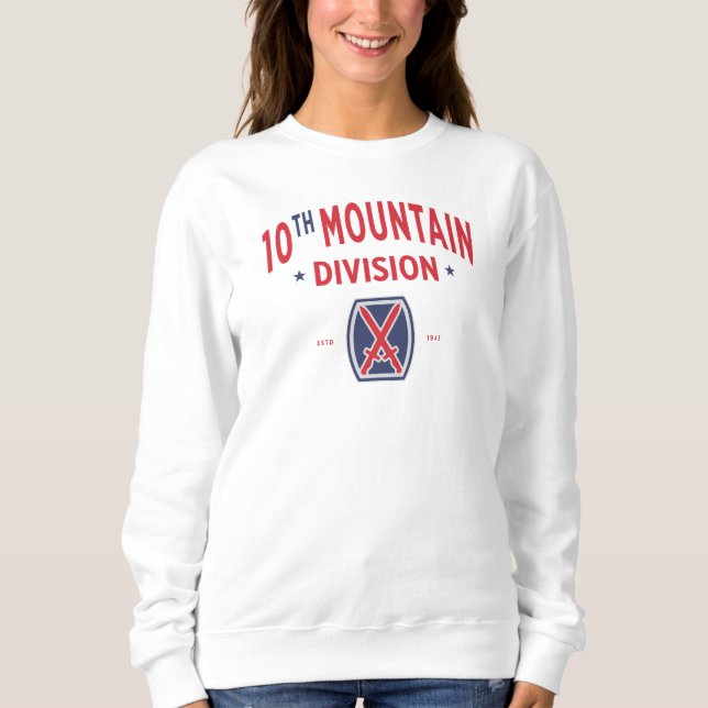 Camiseta crachá "Mountaineer" da Divisão de Montanha (Frente)