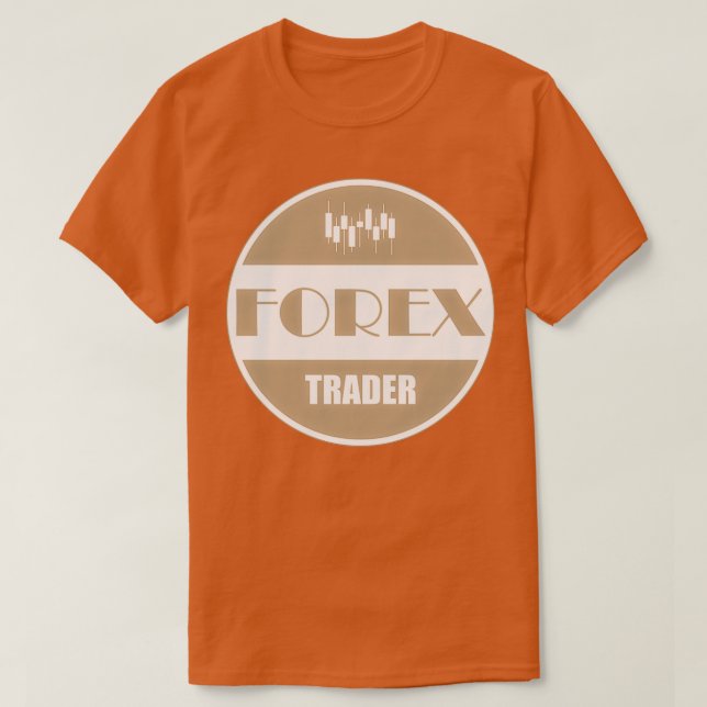Camiseta Crachá redondo do operador Forex (Frente do Design)