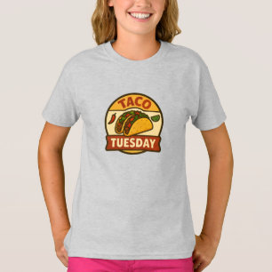 Camiseta Crachá Retro Terça-Feira de Taco