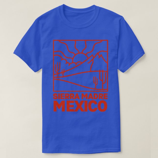 Camiseta Crachá Serra Madre Mexico Serra (Frente do Design)