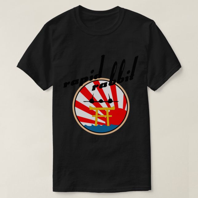 Camiseta CRACHÁ SR-71 Blackbird Rapid Rabbit (Frente do Design)