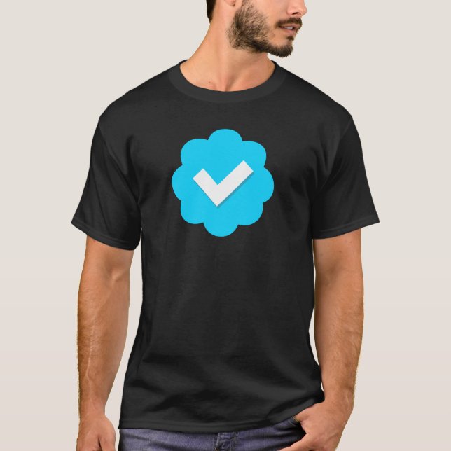 Camiseta Crachá verificado Twitter (Frente)