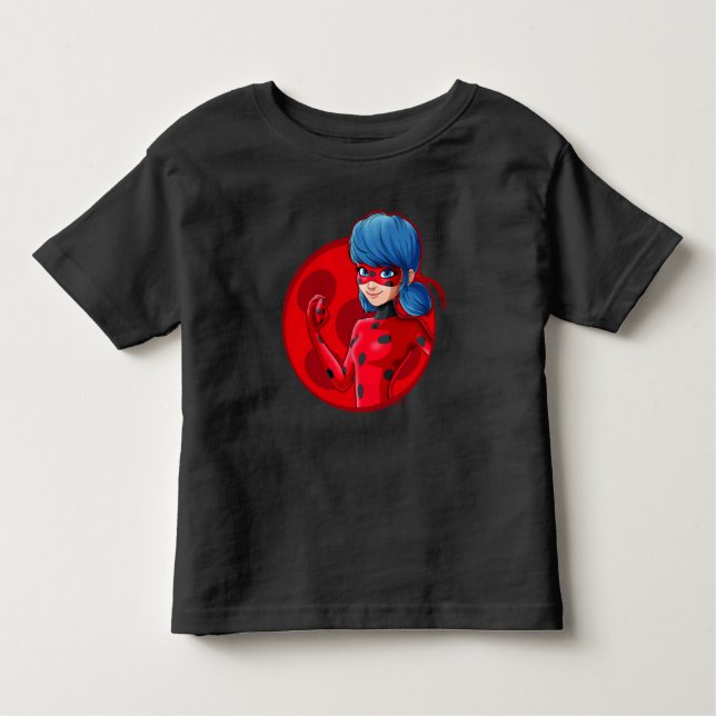 Camiseta Crachá Vermelho Ladybug (Frente)
