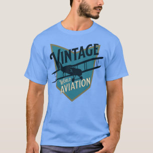 Camiseta Crachá Vintage World Aviation