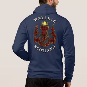 Camiseta Crachá Wallace Clan & Tartan w/Motto